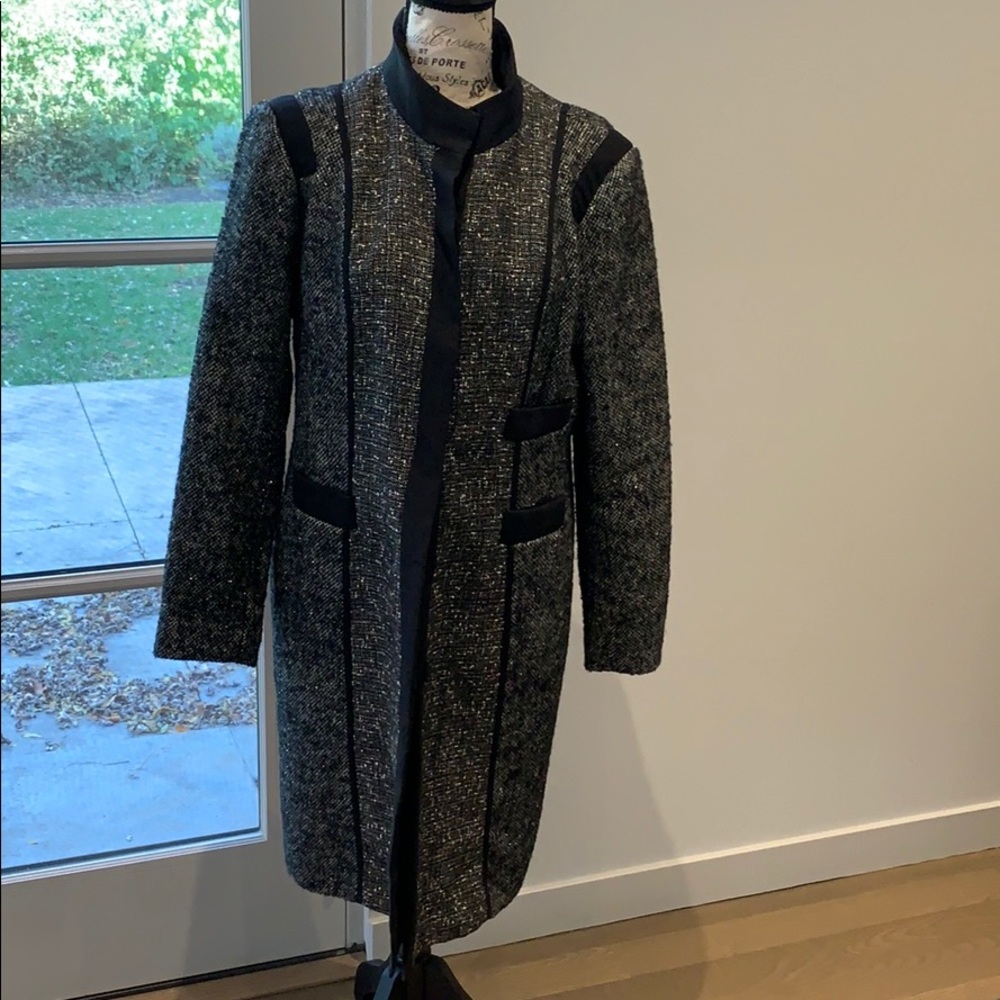 Narcisco Rodriguez for Kohl’s black&silver coat